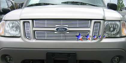 APS Polished Aluminum Main Upper Grille