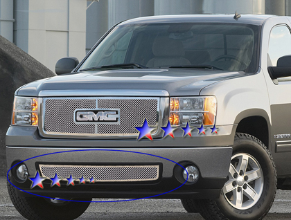 APS Chrome Stainless Steel Lower Bumper Grille