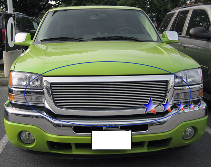 APS Polished Aluminum Main Upper Grille