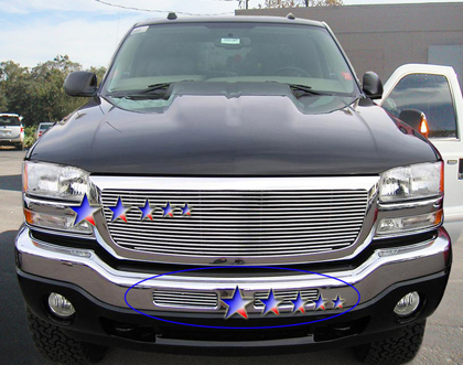 APS Polished Aluminum Air Dam Grille