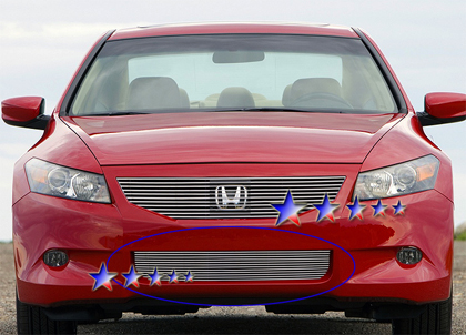 APS Polished Aluminum Lower Bumper Grille