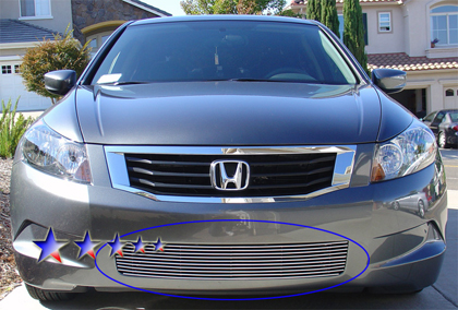 APS Polished Aluminum Lower Bumper Grille