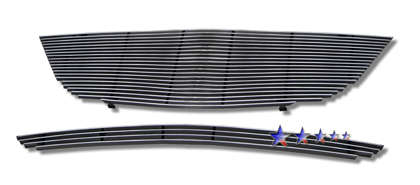 APS Polished Aluminum Main Upper + Lower Bumper Grille