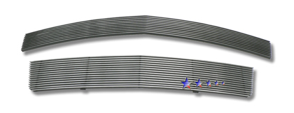 APS Polished Aluminum Main Upper + Lower Bumper Grille