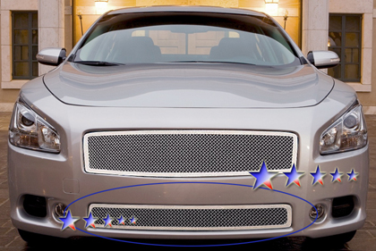 APS Chrome Stainless Steel Lower Bumper Grille