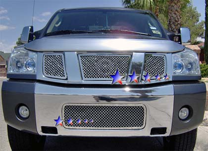 APS Chrome Stainless Steel Main Upper Grille