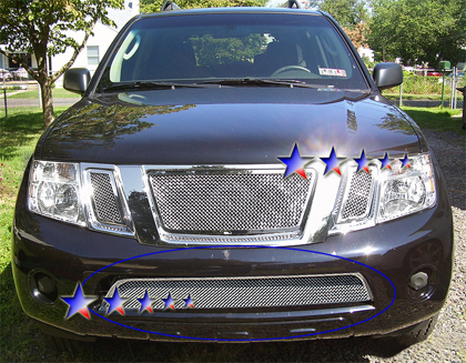 APS Chrome Stainless Steel Lower Bumper Grille