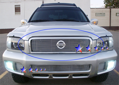 APS Polished Aluminum Main Upper Grille