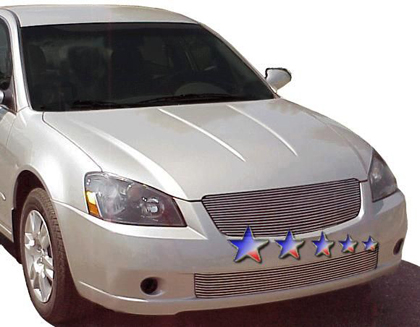 APS Polished Aluminum Lower Bumper Grille