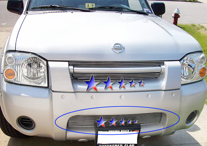 APS Polished Aluminum Lower Bumper Grille