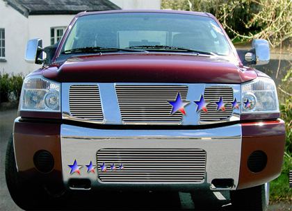 APS Polished Aluminum Main Upper Grille