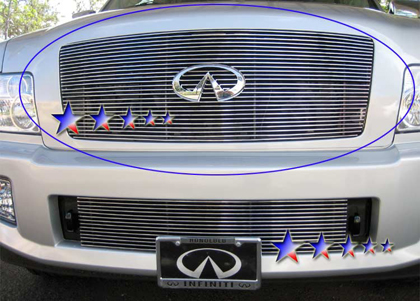 APS Polished Aluminum Main Upper Grille