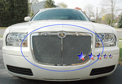 APS Chrome Stainless Steel Main Upper Grille