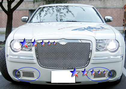 APS Chrome Stainless Steel Lower Bumper Grille