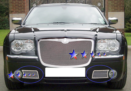 APS Chrome Stainless Steel Lower Bumper Grille