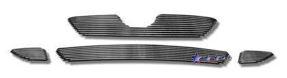 APS Polished Aluminum Main Upper + Lower Bumper Grille