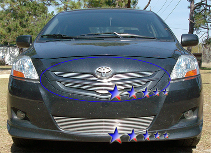 APS Polished Aluminum Main Upper Grille