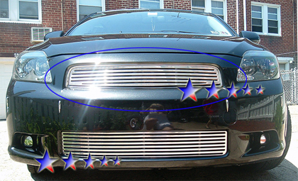 APS Polished Aluminum Main Upper Grille