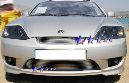 APS Polished Aluminum Lower Bumper Grille