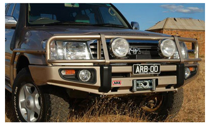 ARB Custom Front Bumper - Bull Bar Winch Mount (Front) (Paintable)