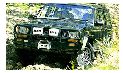 ARB Custom Front Bumper - Bull Bar Winch Mount Minor Modifications May Be Required When Fitting Large Diameter Lamps (Front) (Paintable)