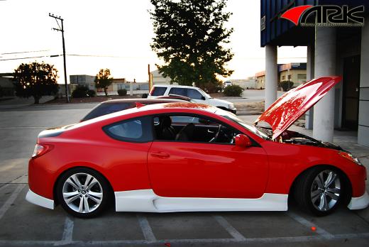 ARK CF-X Sideskirts (Fiberglass)