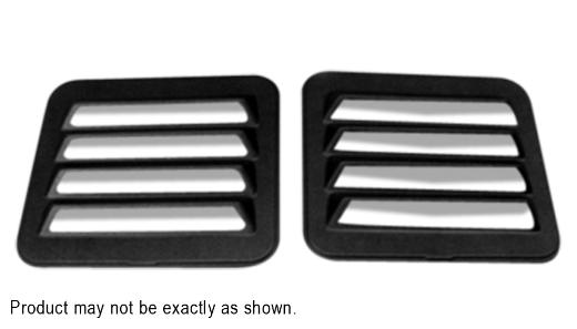 Astra Hammond ABS Van Rear Window Louvers (Includes Dual Lock Tape for Mounting)