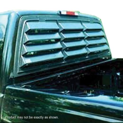 Astra Hammond Classic-Style ABS Truck Rear Window Louvers (Includes Dual Lock Tape for Mounting)