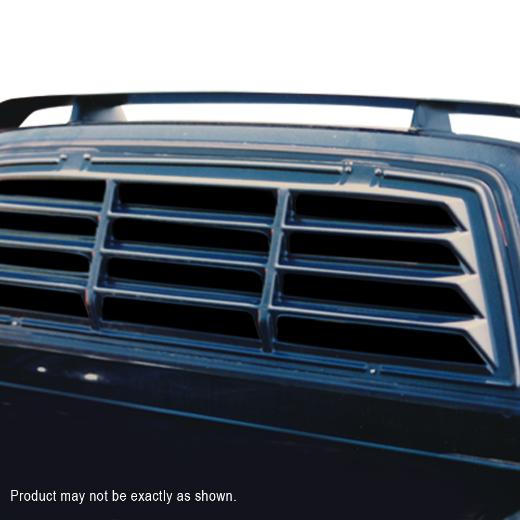 Astra Hammond Classic-Style ABS Truck Rear Window Louvers (Includes Hinges for Mounting)