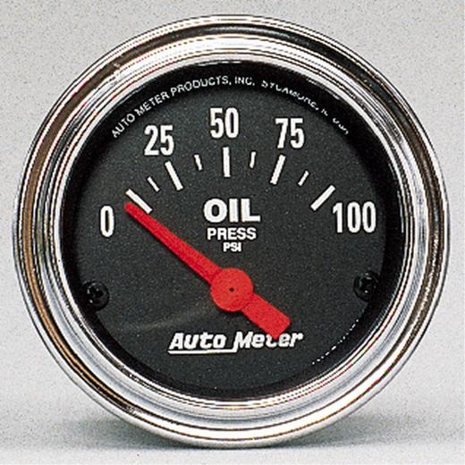 Auto Meter Gauges - Electric Gauge (Oil Pressure: 0-100 PSI)