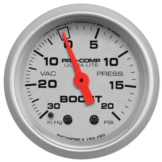 Auto Meter Gauges - Ultra-Lite Series Mechanical Gauge