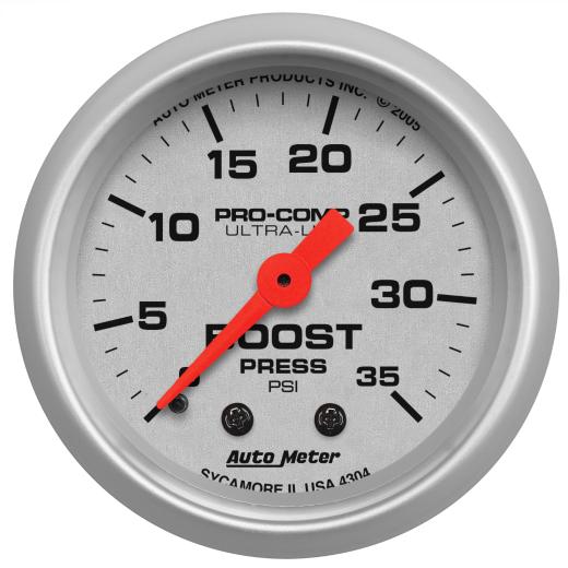 Auto Meter Gauges - Ultra-Lite Series Mechanical Gauge