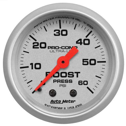 Auto Meter Gauges - Ultra-Lite Series Mechanical Gauge