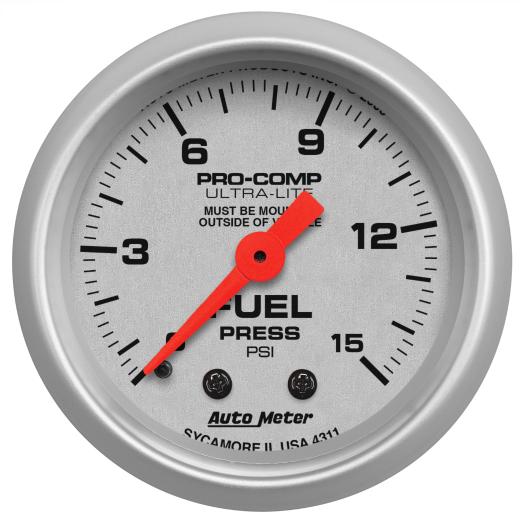 Auto Meter Gauges - Ultra-Lite Series Mechanical Gauge