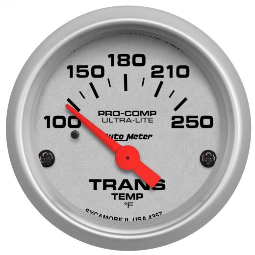 Auto Meter Gauges - Ultra-Lite Series Electric Gauge (Transmission Temperature: 100-250 degrees F)