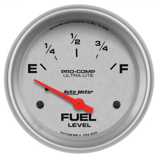 Auto Meter Gauges - Ultra-Lite Series Electric Fuel Level Gauge