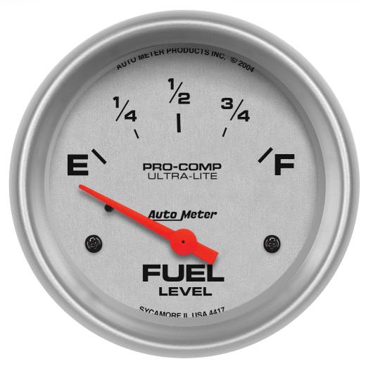 Auto Meter Gauges - Ultra-Lite Series Electric Fuel Level Gauge