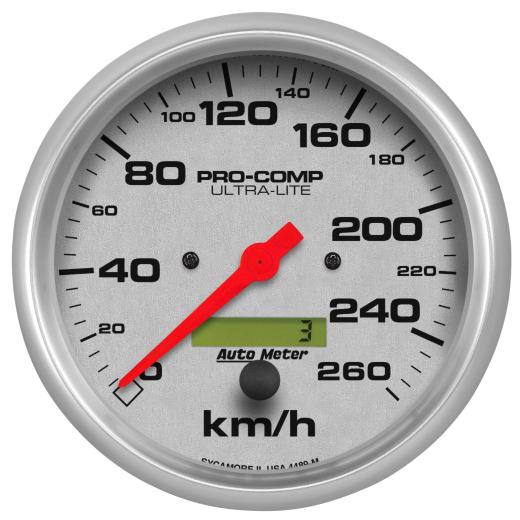 Auto Meter Gauges - Ultra-Lite Series In-dash Speedometer(260 KPH)