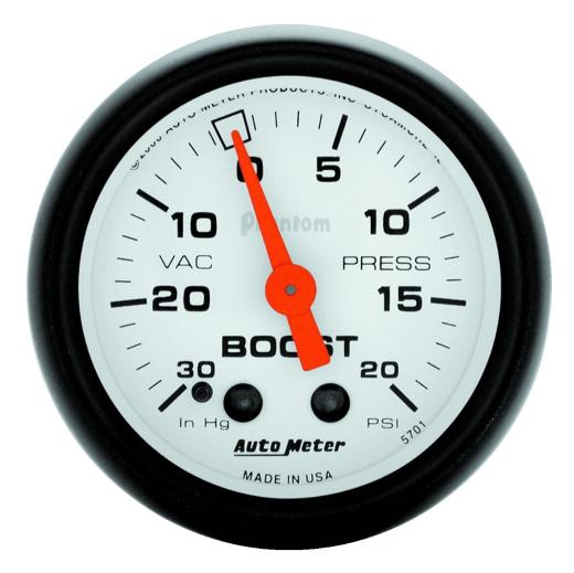 Auto Meter Gauges - Phantom Series Mechanical Gauge