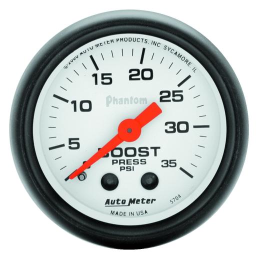 Auto Meter Gauges - Phantom Series Mechanical Gauge