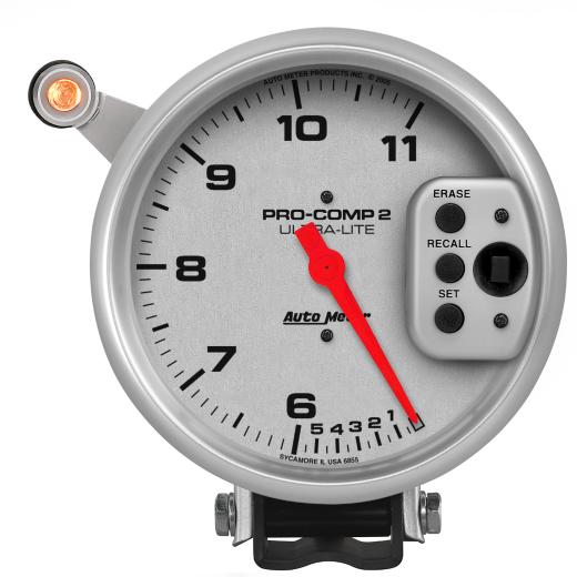 Auto Meter Gauges - Ultra-Lite Series Pedestal Mount Dual Range Tachometer