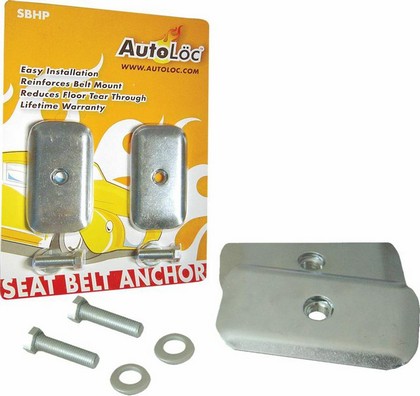 AutoLoc Seat Belt Anchor Plate Hardware Pack