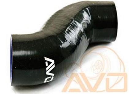 AVO Short MAF Turbo Inlet - Silicone (Black)