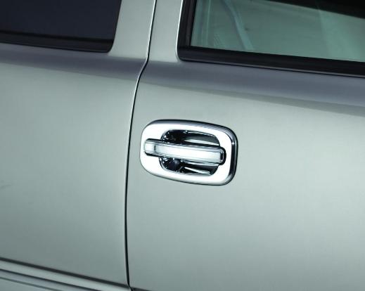 AVS Door Handles - Chrome Door Handle Cover (w/o Passenger Keyhole)