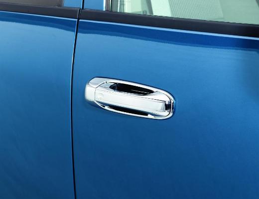 AVS Door Handles - Chrome Door Handle Cover (w/o Passenger Keyhole)