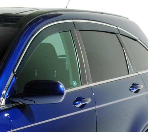 AVS Sunroof Deflectors - Seamless Ventvisor 6PC (Chrome)