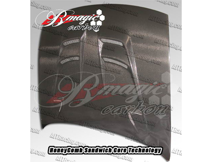 B-Magic Carbon Fiber Hoods - Raiden Series