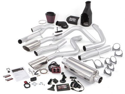 Banks Six-Gun Bundle - Dual Exhaust (Black Stainless Steel Tips)