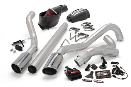 Banks Six-Gun Bundle - Dual Exhaust (Black Stainless Steel Tips)