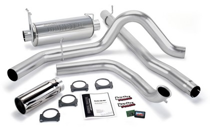 Banks Git-Kit - Single Exhaust (Black Stainless Steel Tip)